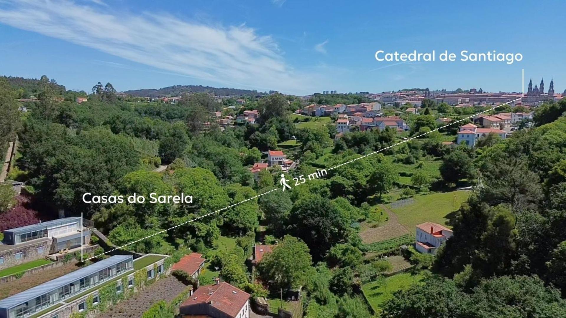 דירות סנטיאגו דה קומפוסטלה Casas Do Sarela By Upper Luxury Housing מראה חיצוני תמונה